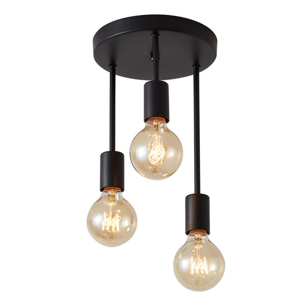 Ebern Designs Asit 3 Light Cluster Bulb Pendant Wayfair